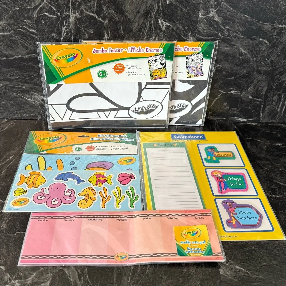 Coloring, Stickers, Notepad and Weekly Note Pad - Picture 2 of 12